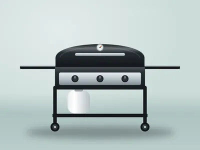 Gas grills illustration